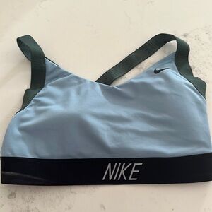 Blue Nike sports bra, great condition
